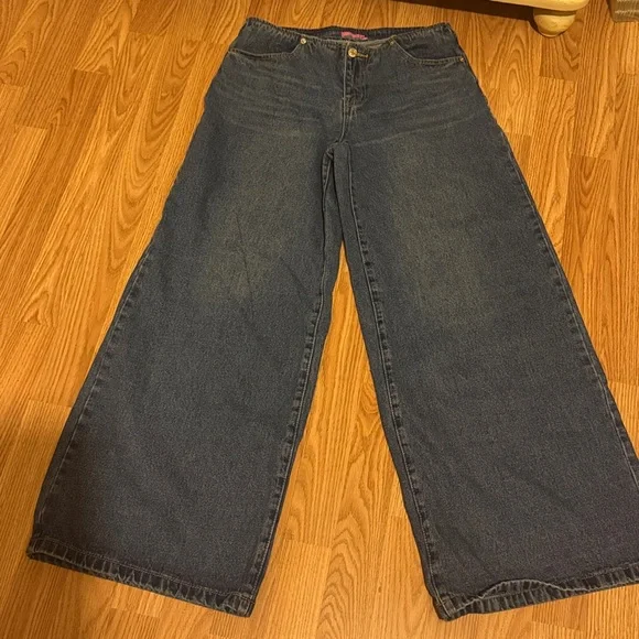 Edikted Blue Denim Jeans Y2K - Picture 2 of 9